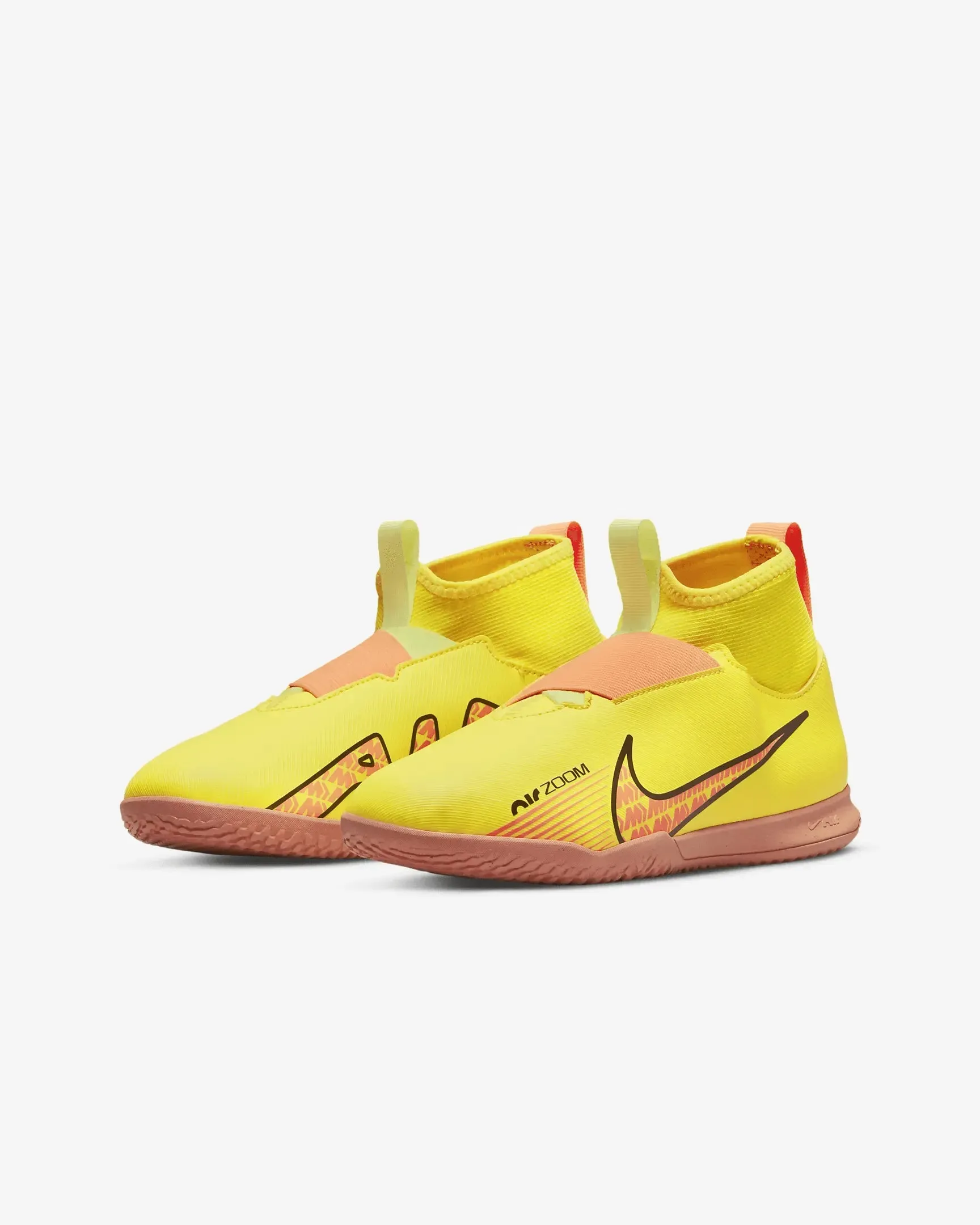 Nike JR Zoom Superfly 9 Academy Indoor Shoes Yellow Strike